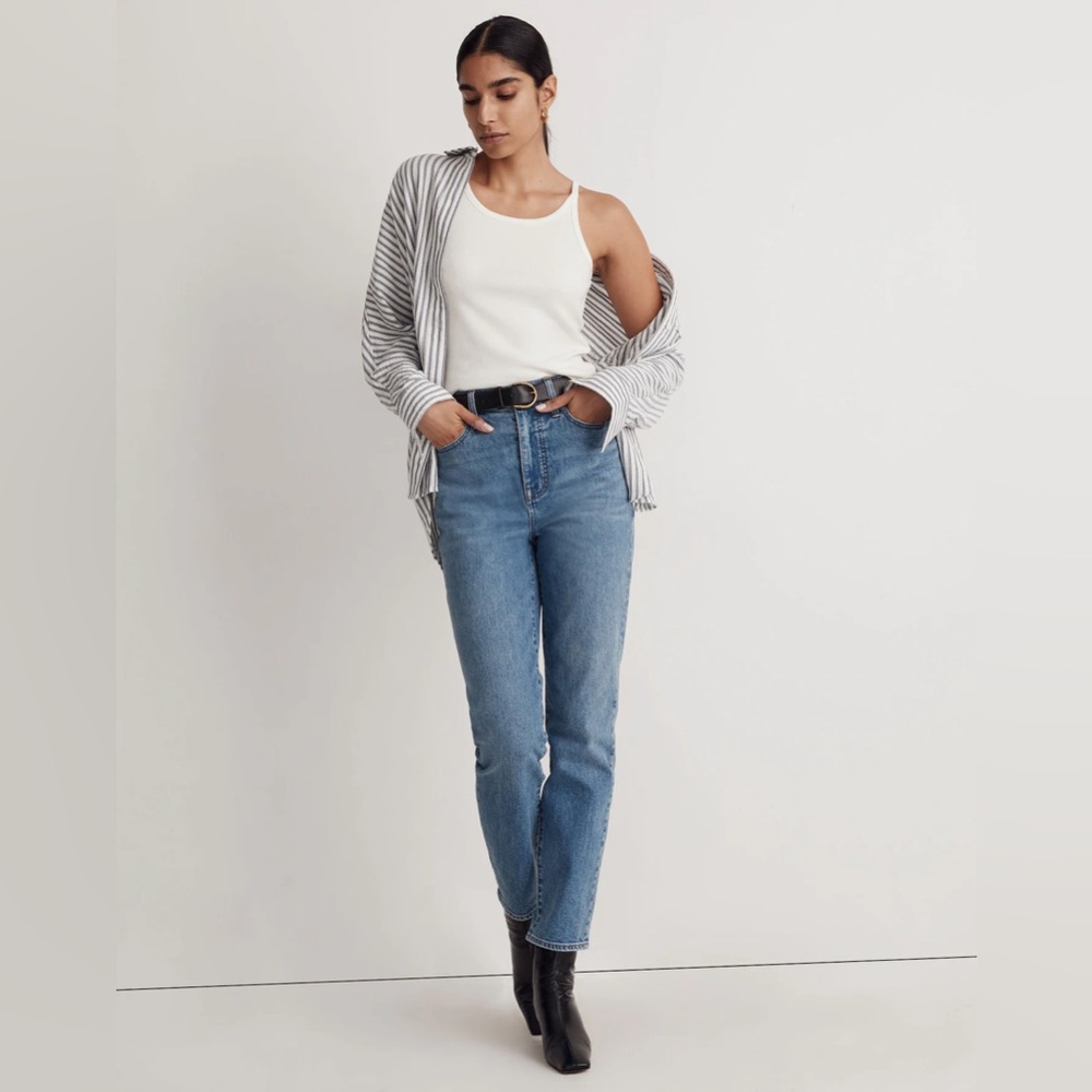 Madewell The Momjean in Basley Wash, Size 25